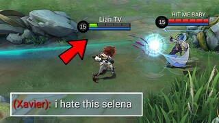 THIS IS WHY XAVIER HATES SELENA (THIS DAMAGE IS INSANE) | MLBB