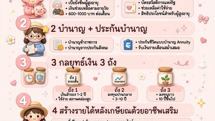กลยุทธ์สร้างรายได้หลังเกษียณ
