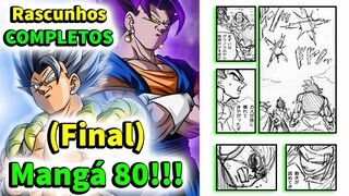 O RECURSO FINAL! RASCUNHOS CAPÍTULO 80 (OFICIAIS) DRAGON BALL SUEPR MANGÁ