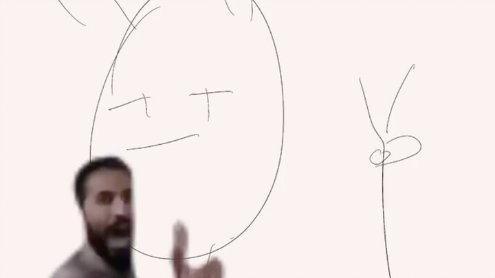 Super-Slipper Man Teaches You How to Draw a Stick Figure