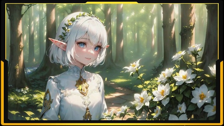 Elfa na floresta de Anime - Henfurt - Música relaxante