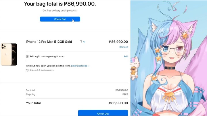 unang sahod ng pagiging vtuber pinang bili ko agad ng ipho-