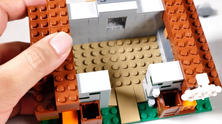 Desain Modular: Coba Desa Terbengkalai LEGO Minecraft 21190, Menyenangkan?