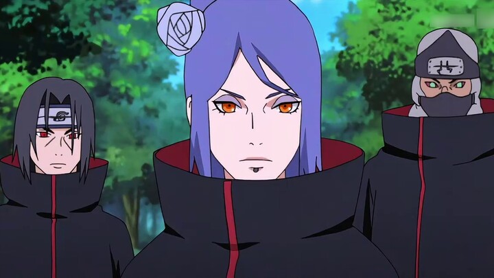 Itachi helped the Akatsuki organization to eliminate the traitor and bring back three powerful fight