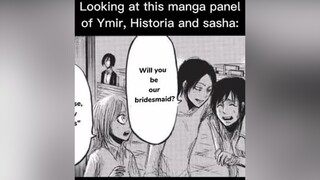 She wanted to join the fruity trio ymir mikasaackerman ymirxhistoria fyp AttackOnTitan fyyyyyyyyyy 