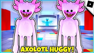 Find the Poppy Playtime Characters - How to get AXOLOTL HUGGY BADGE + MORPH (ROBLOX)