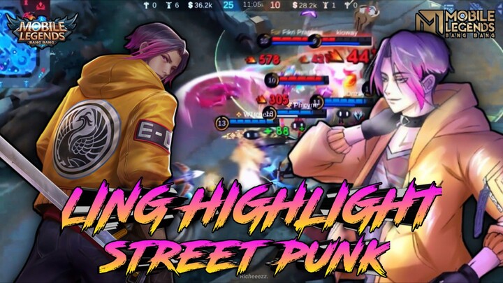 PERFECT MONTAGE LING || HIGHLIGHT LING STREET PUNK - MLBB