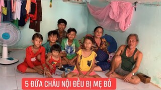 Thương cô bị ung thư ngực khó khăn nghèo khổ dâu con bỏ đi 1 mình rồng gánh nuôi 5 cháu nội.