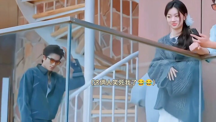 Haha, I can’t stop laughing! Wang Xingyue and Shen Yue really look like a couple people are shipping