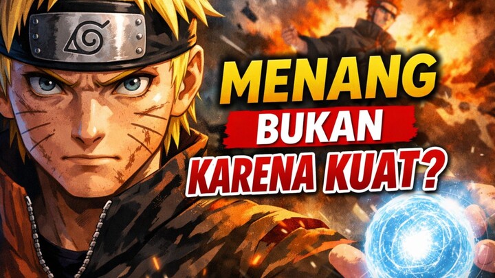 Naruto Sering Menang Bukan Karena Kuat, Tapi karena Ini..