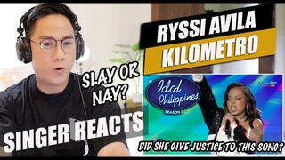 Ryssi Avila - Kilometro | Idol Philippines Season 2 | Top 6 | SINGER REACTION