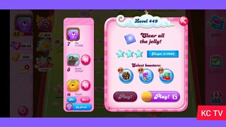 CANDY CRUSH SAGA LEVEL 449 (NEW VERSION)