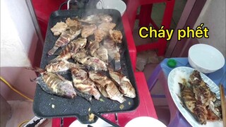 (#Bà nội review)Review bếp nướng điện 330k trên shoppee 😂🤣