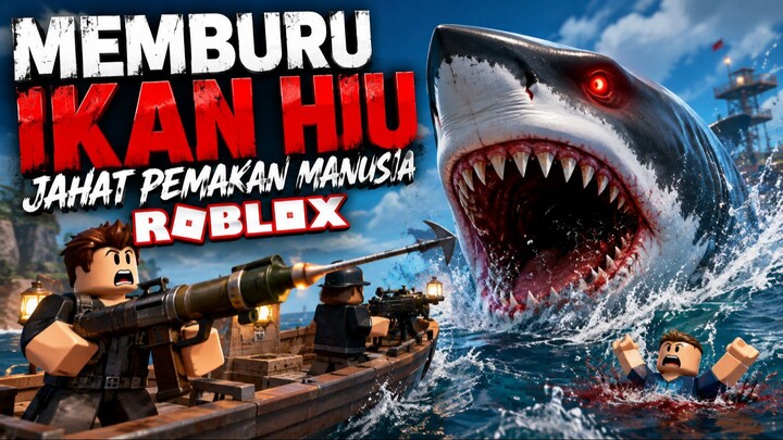 MEMBURU IKAN HIU JAHAT PEMAKAN MANUSIA - ROBLOX