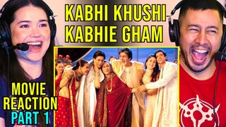 KHABHI KHUSHI KHABIE GHAM | Movie Reaction | SRK, Amitabh Bachchan, Kajol, Hrithik Roshan | Part 1