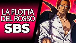 ONE PIECE SPOILER (SBS 104): SHANKS E' BIG BOSS E HA UNA FLOTTA ENORME! LA STORIA DEI PIRATI DI KIDD