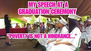 GRADUATION SPEECH (ILONGGO WITH ENGLISH TRANSLATION)