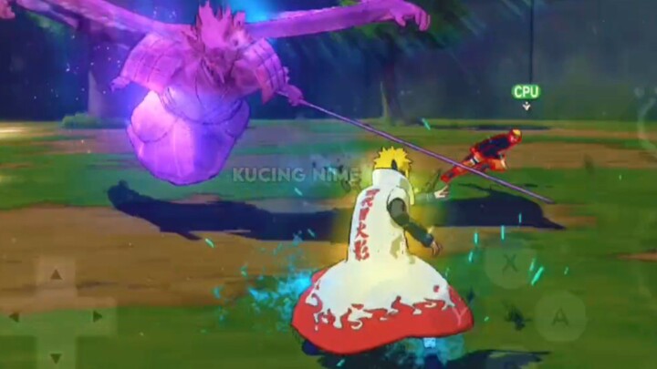 MINATO EDO TENSEI VS NARUTO SASUKE THE LAST - NARUTO X BORUTO STORM CONNECTION ANDROID GAMEPLAY