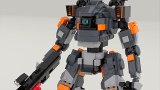 Mecha blok bangunan gaya Titanfall