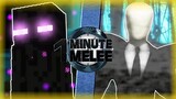 [One Minute Dogfight] Enderman VS Faceless Man (Minecraft VS Slender Ghost)