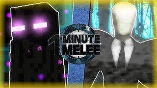 [One Minute Dogfight] Enderman VS Faceless Man (มายคราฟ VS Slender Ghost)