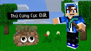 THỬ THÁCH NUÔI THÚ CƯNG CỤC ĐẤT DỄ THƯƠNG || TRONG MINECRAFT PE