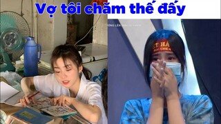 Vợ tôi chăm học thế đấy 🥰 - Top bình luận hài hước bá đạo Face Book.