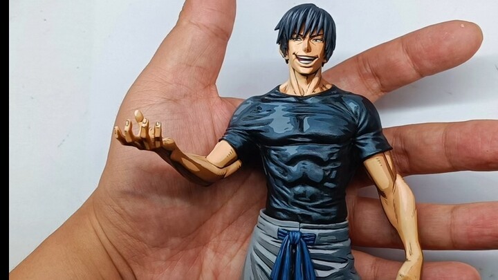Just looking at his standing posture, he looks so strong! Fushiguro Shinobu's painting