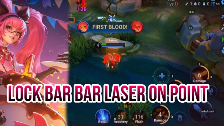 LOCK BAR BAR LASER ON POINT