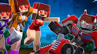 يبدأ فيلم "Transformers Special Edition" بالرقم 2——ولكن في MC Minecraft.