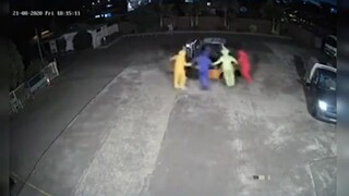 Teletubbies terekam kamera cctv