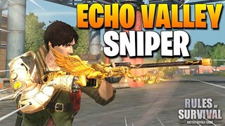 ECHO VALLEY SNIPER KING! Sniper FlickShots! | Best Sniper Gameplay!