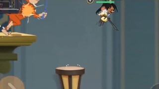 Tom and Jerry mobile game: The sword hero has only one life left, he must fight back if he doesn't f