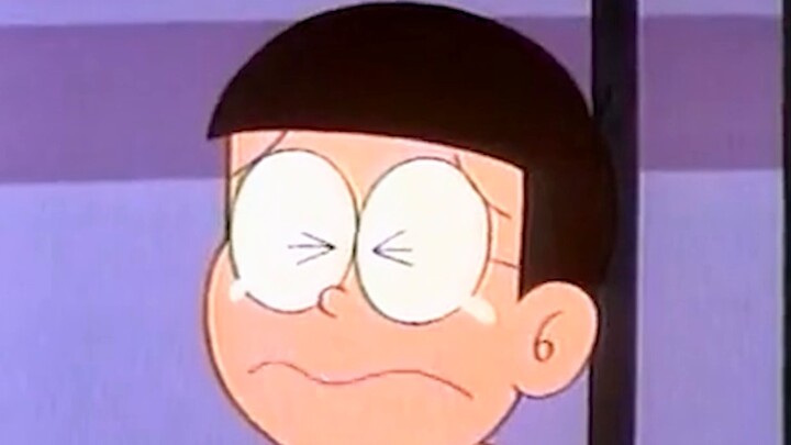 Nobita: Kakak A Meng, aku akan menyanyikanmu musik persahabatan!