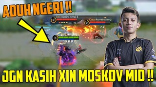 HADUH KASIANNYA !! JANGAN KASIH RRQ XIN MOSKOV MID KALAU GAK MAU NASIBNYA KEK GINI MOBILE LEGENDS