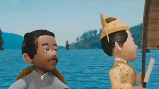 [Blender Practice] Remake the famous scene from Flirting Scholar! My boat is famous for being fast~