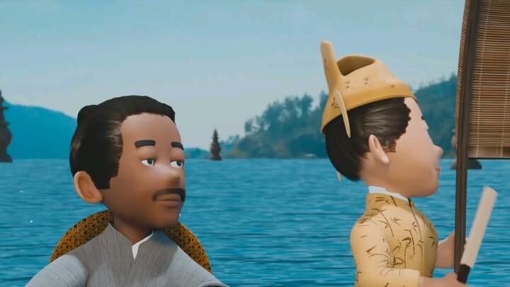 [Blender Practice] Remake the famous scene from Flirting Scholar! My boat is famous for being fast~