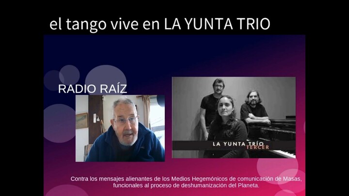 LA  YUNTA TRIO, el tango vive