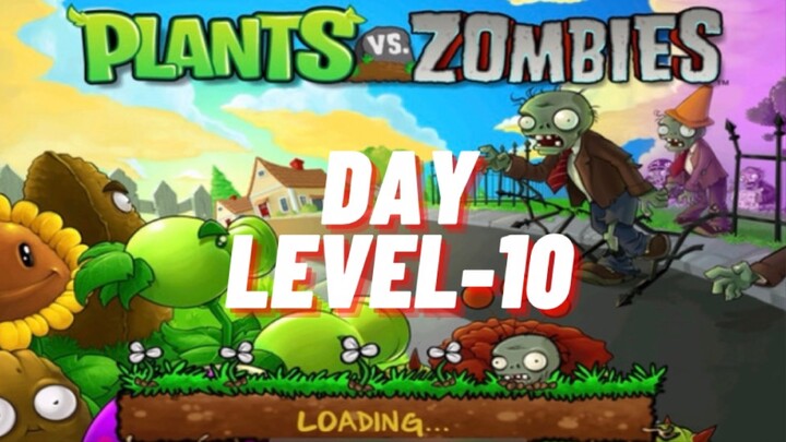 PLANTS VS ZOMBIES || LEVEL TERAKHIR!! Melawan zombie di siang hari. SERUU!!