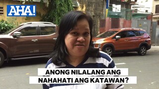 Anong tawag ng mga Pinoy sa nilalang na nahahati ang katawan? | AHA!
