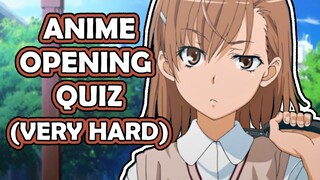 Anime Opening Quiz | Very Hard (50 Openings)