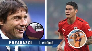 Paparazzi | JAMES RODRIGUEZ cặp kè SIÊU MẪU xứ Samba; HLV CONTE tư vấn chuyện … GIƯỜNG CHIẾU