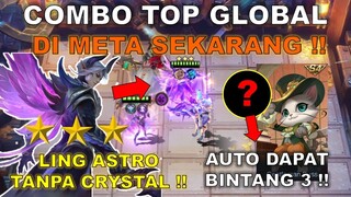 COMBO TOP GLOBAL DI META SEKARANG !! AUTO JADI LING ASTRO BINTANG 3 ! COMBO MAGIC CHESS TERKUAT 2023