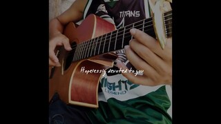 Hopelessly Devoted To You - Olivia Newton | John - Fingerstyle Guitar #shorts