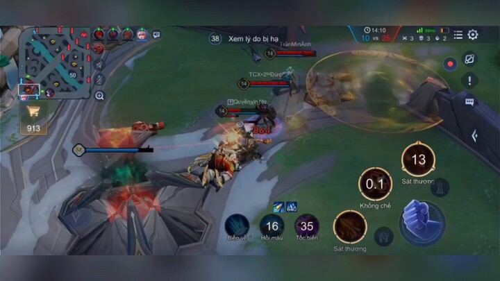 Ngàn cân treo sợi tóc. Cảm ơn tất cả cùng cố gắng #lienquanmobile_garena