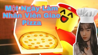 Roblox | Thử Thách 1 Ngày Làm Nhân Viên Giao Pizza | Diệu Mèo TV