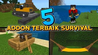 5 ADDON YANG AKAN MEMPERMUDAH SURVIVAL DI MINECRAFT PE!