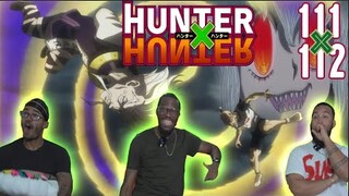 THE WAY THEY PULLED UP!! | HUNTER X HUNTER EPISODE 111 & 112 REACTION
