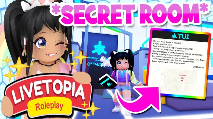 *TUI SECRET* HOSPITAL HIDDEN ROOM in LIVETOPIA Roleplay (roblox)