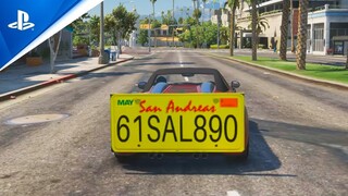 GTA 5 Expanded Yellow License Plate Trailer